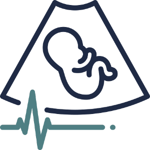 Pregnancy scan icon